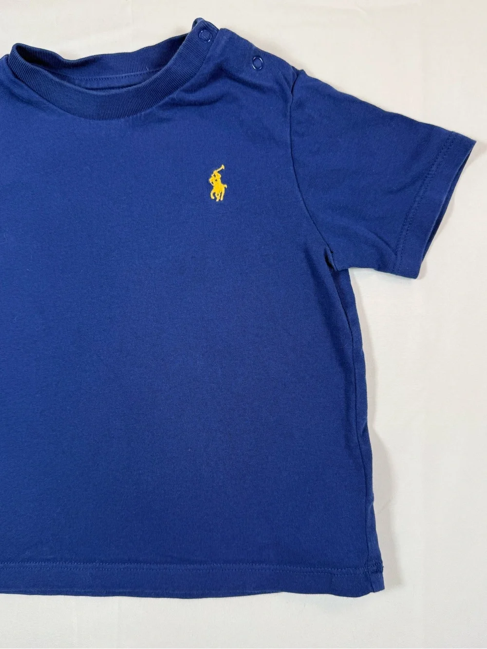 RALPH LAUREN Boys Crewneck Short Sleeve Pony Logo T Shirt 12m  Preppy Classic